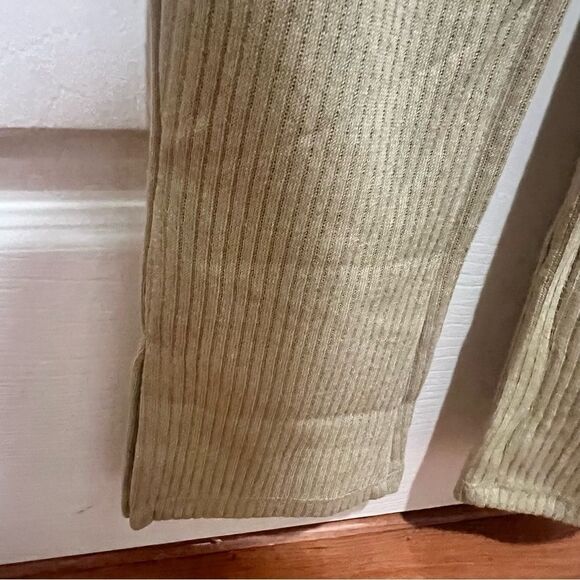 NWT WeWoreWhat Ribbed Flare Pant‎ in Oat size xxs women's - Picture 6 of 8